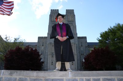 Class of 2021 graduate, Christopher Cerne, will be continuing his education at Virginia Tech with a master's in computer science & application under Matt Hicks! Congrats #HokieGrad