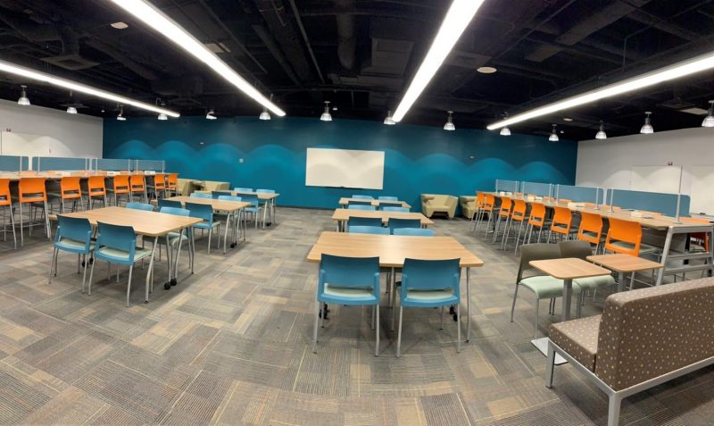 Photo of Student Learning Center in Torgersen Hall, Blacksburg Campus