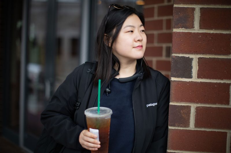 Alumna Jieun Chon visited campus in February 2020 to speak to students about technical interviewing at Google. She loves giving back to students and Virginia Tech through mentoring and being an advocate for following your dreams. Photos by Peter Means for Virginia Tech.