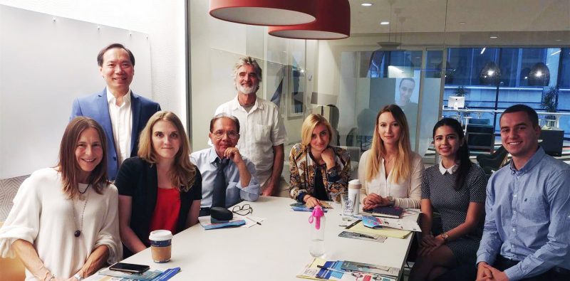 Newton Lee and his leadership team at the Los Angeles based office of Institute for Education, Research, and Scholarships.