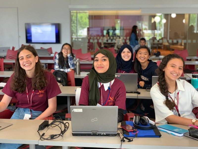 digital education photo including women learning computer science